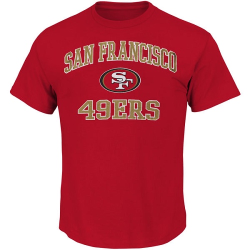 NFL San Francisco 49ers Majestic Big and Tall Heart & Soul III T-Shirt